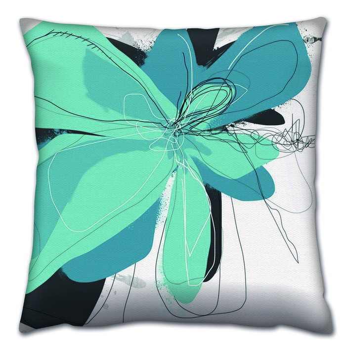 Aberto Design Cojín Multicolor 43 x 43 cm con Relleno de Silicona Aberto Design Cojín Multicolor 43 x 43 cm con Relleno de Silicona